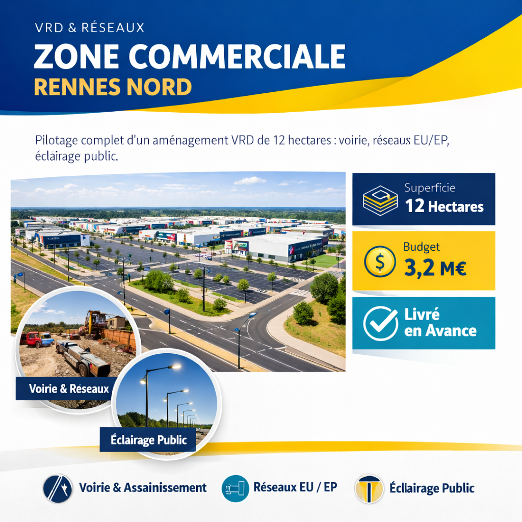 Aménagement VRD Zone Commerciale